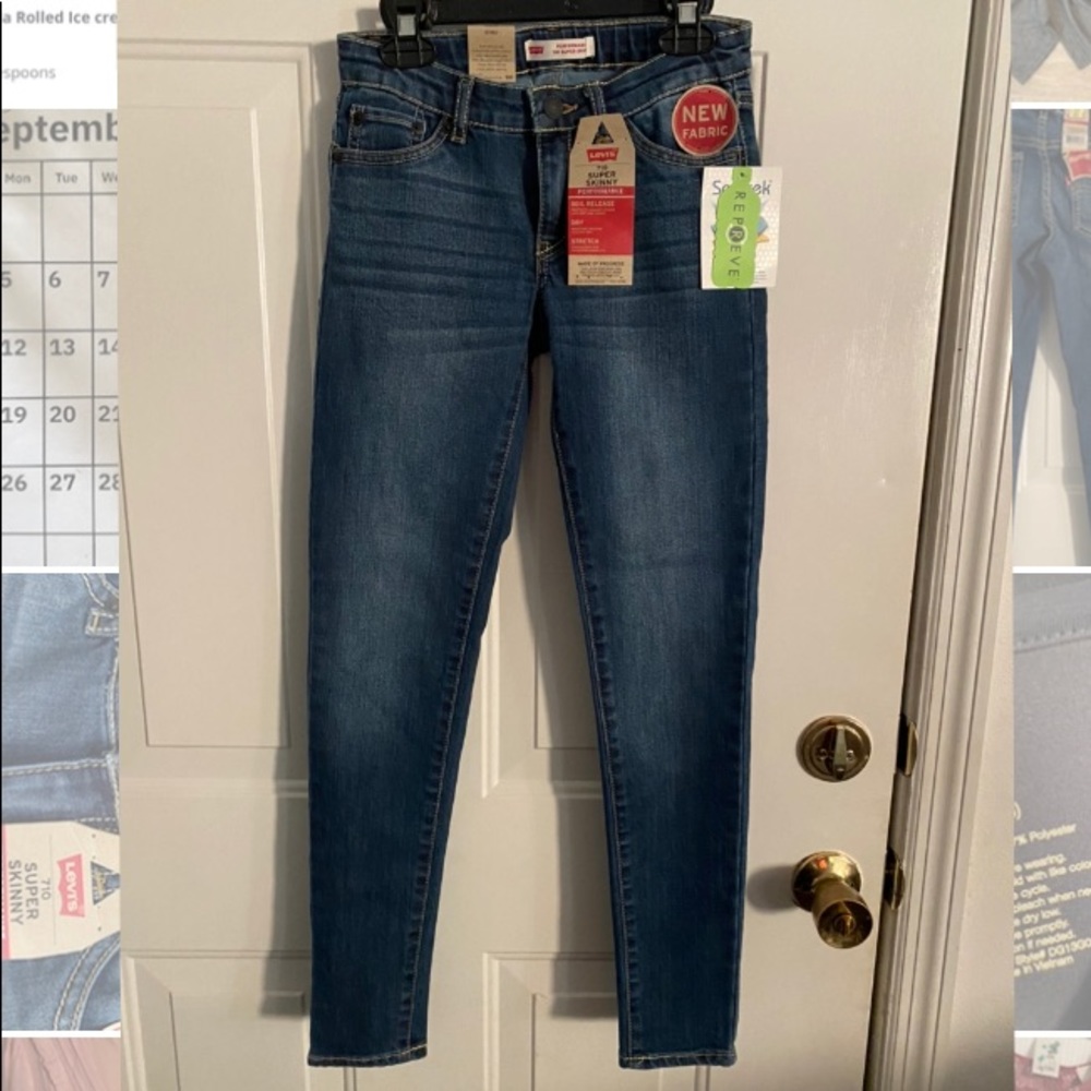 Girls Levi 710 super skinny size 12 regular